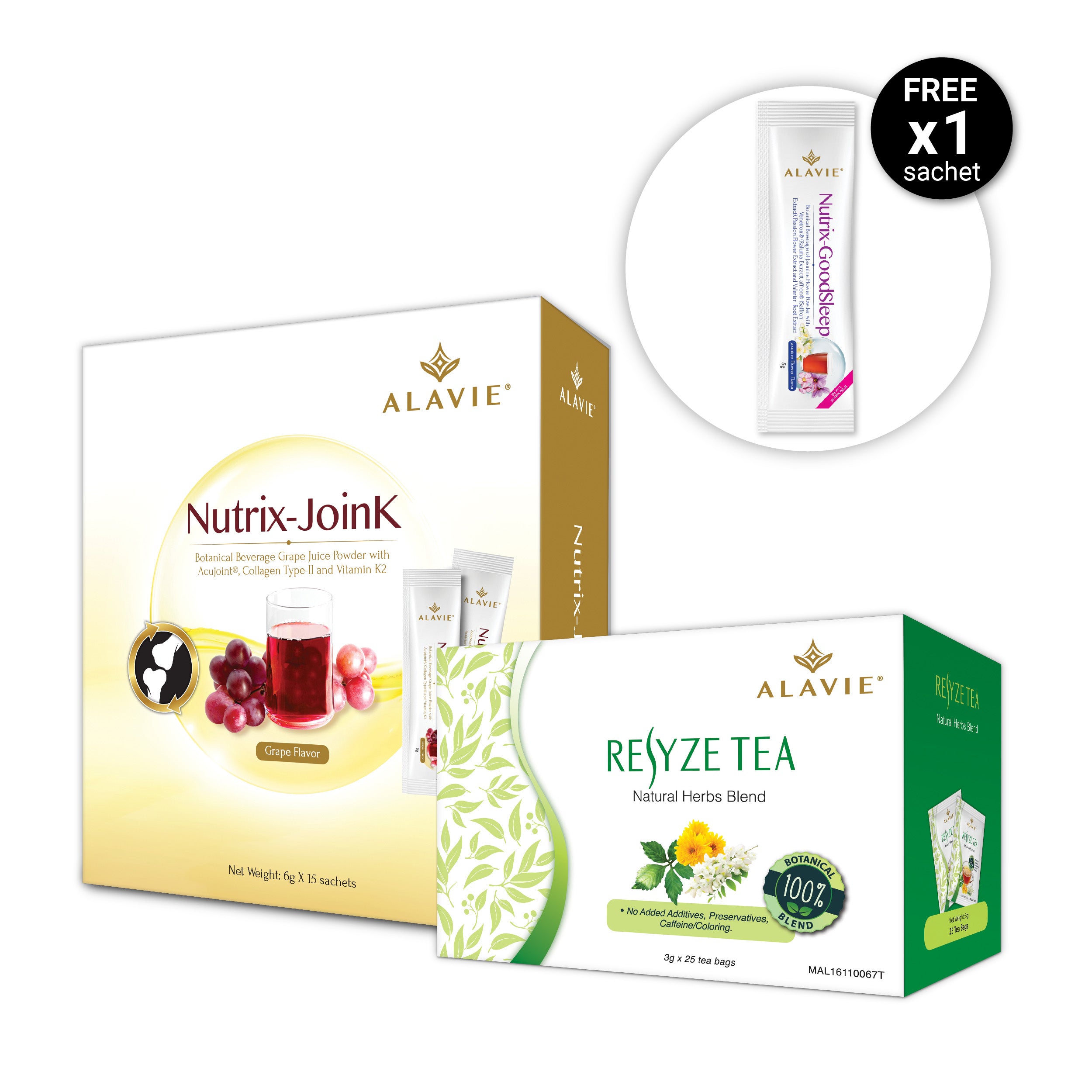 [Limited Bundle] ALAVIE Nutrix-JoinK 15s + ALAVIE Resyze Tea 25s - AlavieHealth.com