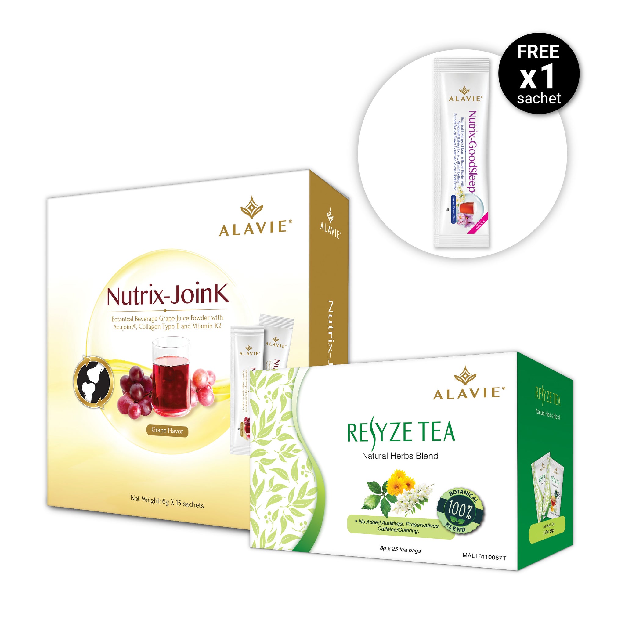 [Limited Bundle] ALAVIE Nutrix-JoinK 15s + ALAVIE Resyze Tea 25s - AlavieHealth.com